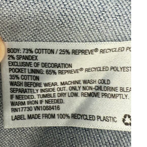 Cat & Jack Girls 6 Denim Skirt Rainbow Waistband Gnome Flower Embroidery - Picture 6 of 6